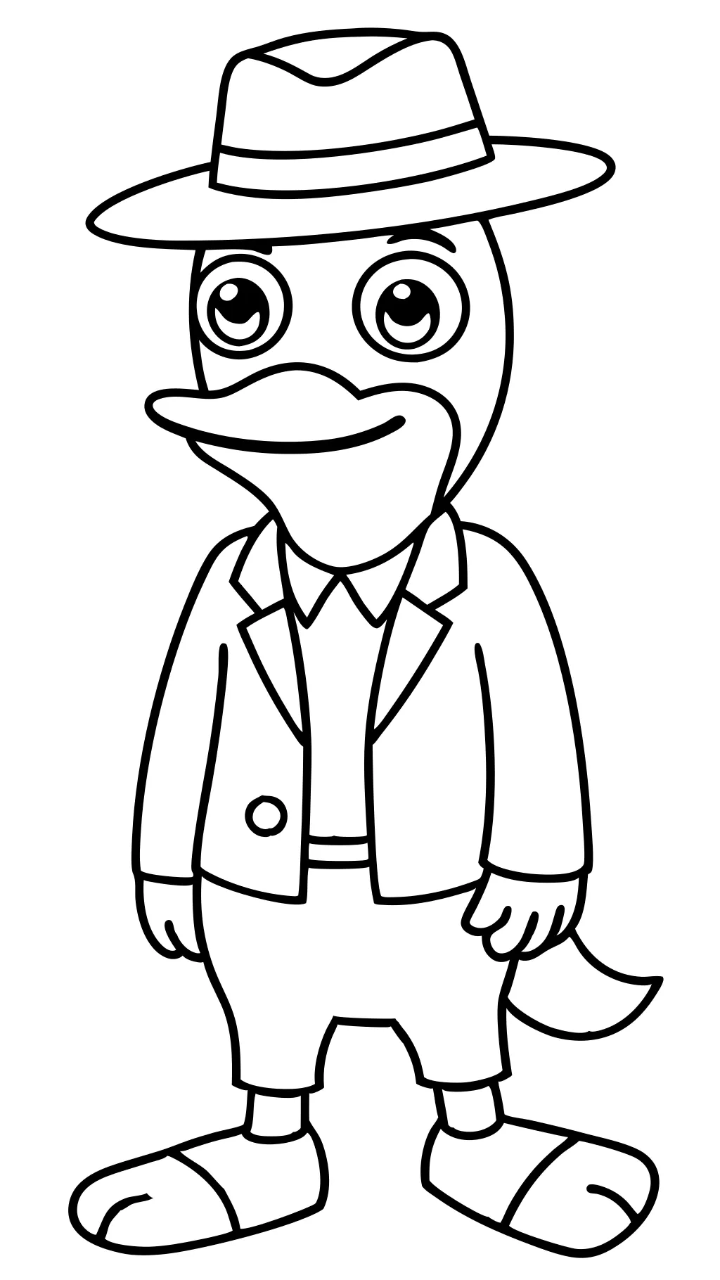 perry the platypus coloring pages